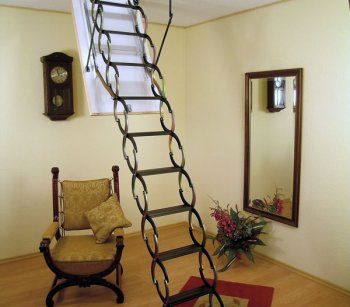 Раздвижная чердачная лестница Ножничная Termo